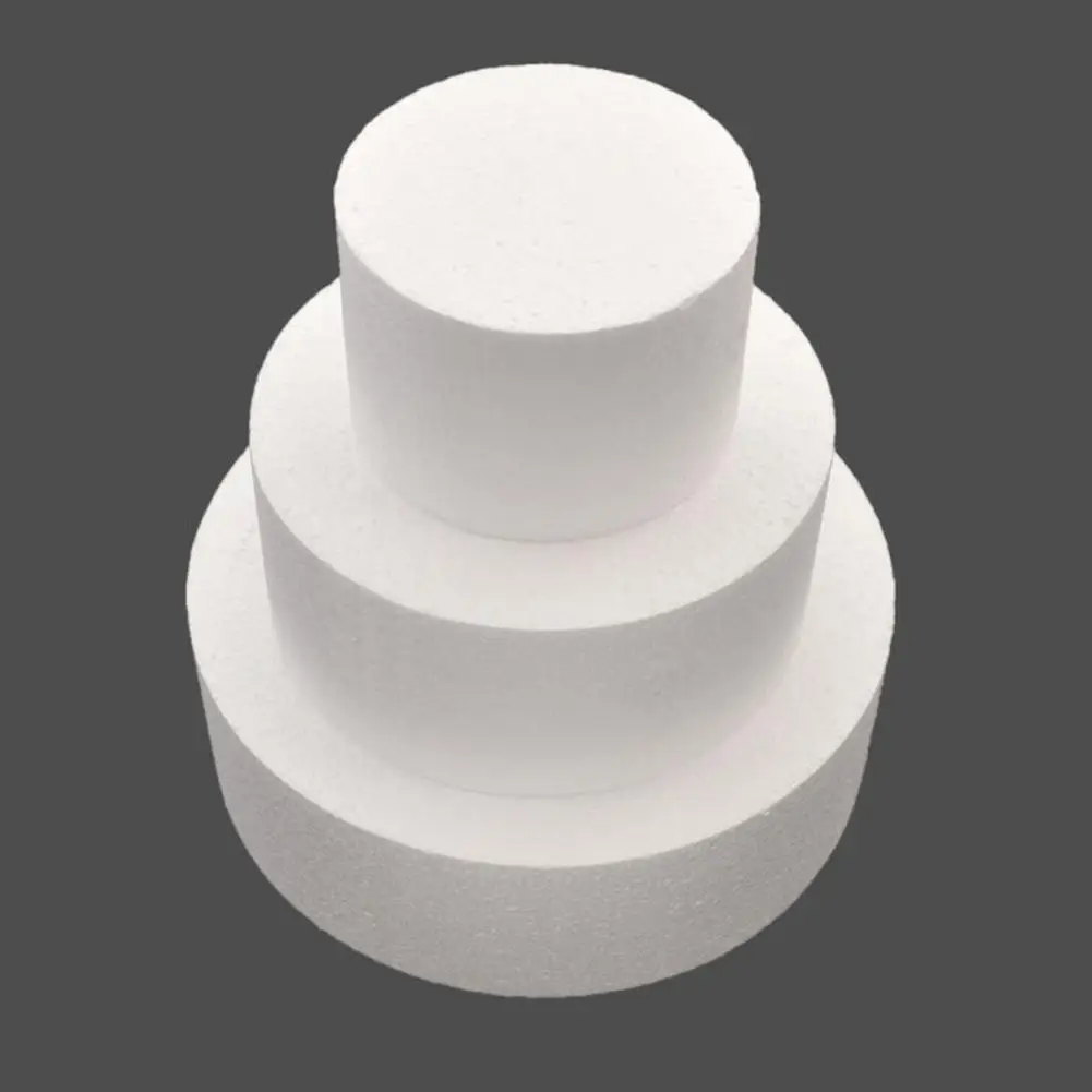 4/6/8/10/12/14 inch Cake Embryo Multi-use Round Foam EPS Prosthetic Cake Dummy DIY Cake Model Tools for Home Kitchen Accessories