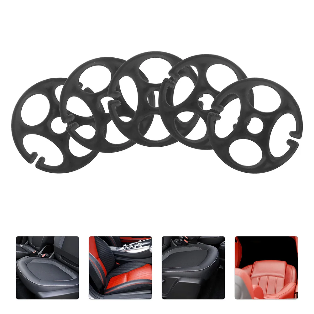 

20Sets Metal Hooks Car Seat Cover Fastener Clip Secure Locking Plastic Card Installation Tool Anti Slip Seat Anchor Automotive