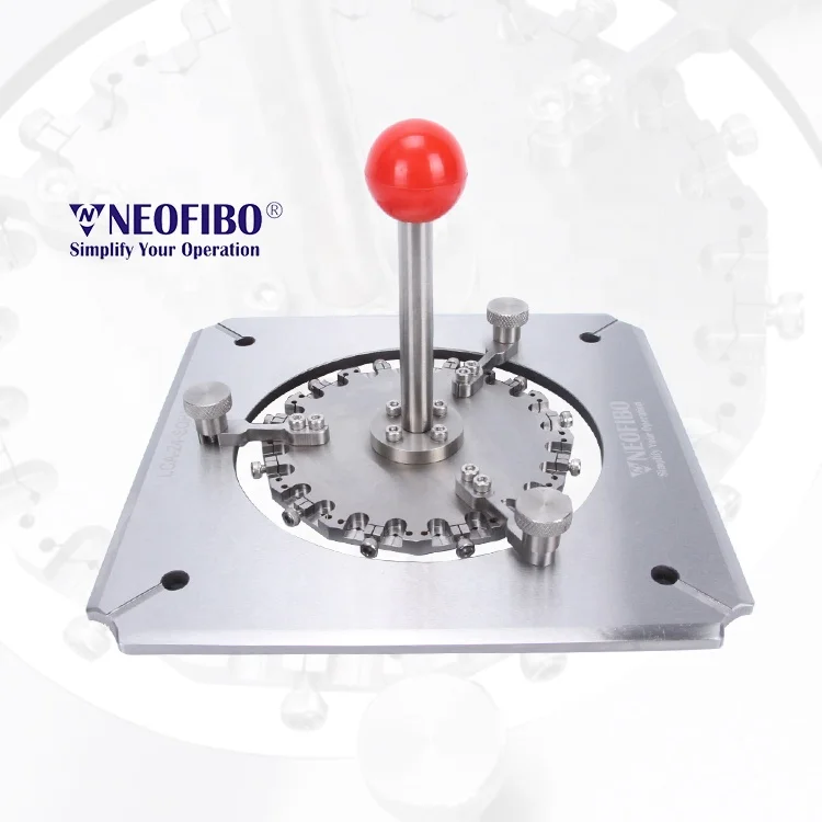 LCA-24-SQH2 Lc Jig Lc Patch Cord 1.25mm Lc Holder Plate Polishing Ferrules Fiber Optic Polishing Fixture