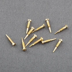 200pcs Glasses Spring Hinge Screws Gold Eyewear Eyeglasses Screw Accessories Pointed End Self Aligning Screw Repair Accessory