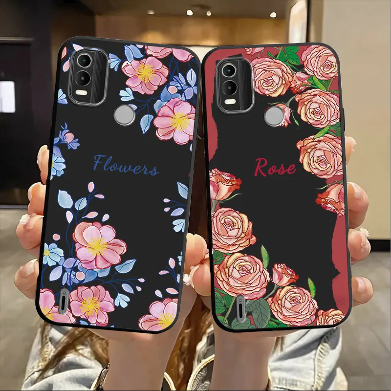Flower For Nokia C21 Plus C31 C30 C32 Case Panda Butterfly Soft Silicone Back Cover For Nokia C22 Phone Case Shockproof Fundas