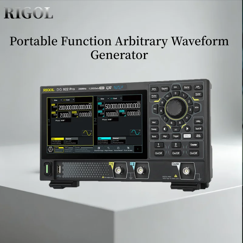 RIGOL DG902Pro/DG912Pro/DG922Pro Dual Channel Arbitrary Function Generator, Portable Signal Source