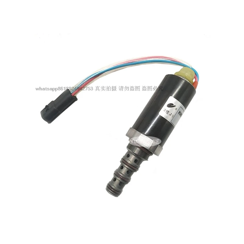 Excavator accessories are  for SY135 safety lock solenoid valve, hydraulic main pump valve KWE5K-20 G24D07