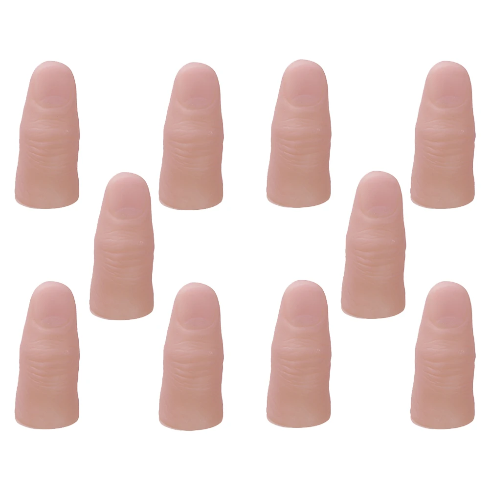 20 قطعة أصابع محاكاة خدعة أصابع وهمية الإبهام نصائح المرحلة الدعامة المزحة نصائح عرض مسرحي الدعامة