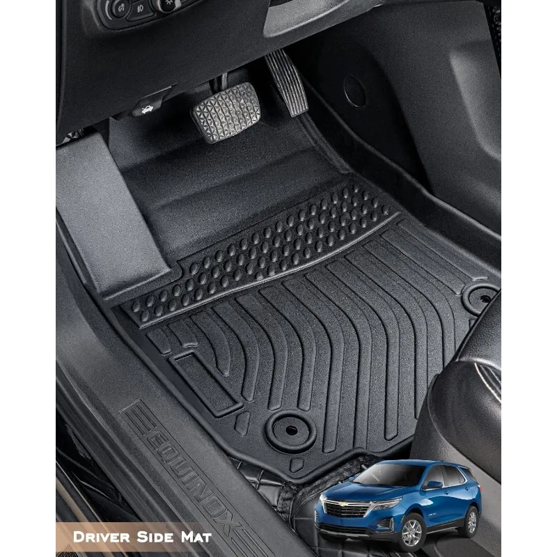 US Chevy Equinox Floor Mats 2024 2023 2022 2021 2020 2019 2018, for GMC Terrain Floor Mats 2018-2024, for Equinox All Weathe