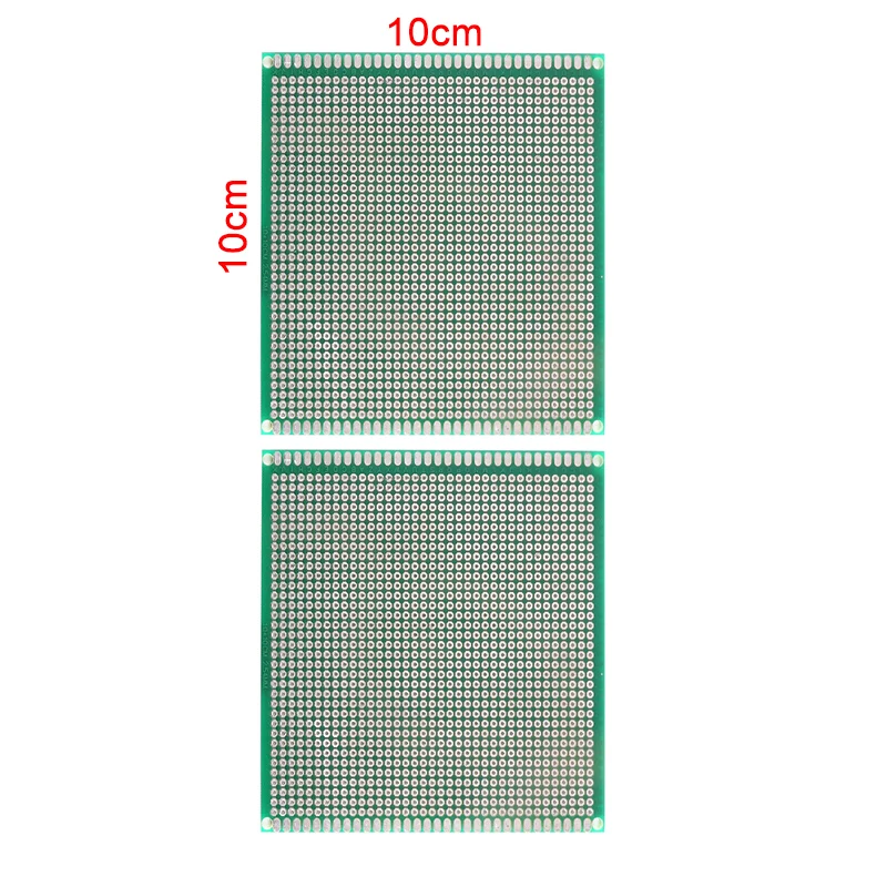 Двухсторонний прототип печатной платы 10x10 10*10 см, стандартная печатная плата для стекловолокна Arduino, 15 шт.