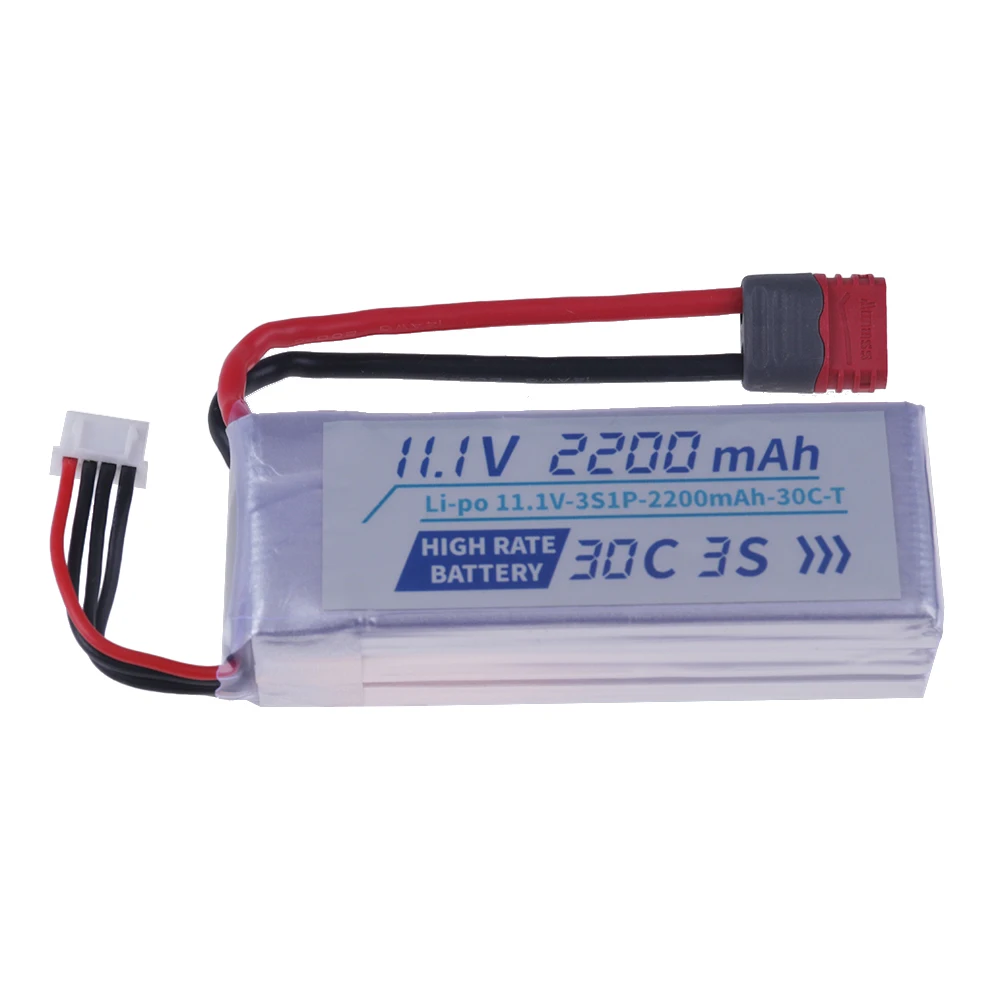 11.1V 3S 2200mAh 30C Original Battery For Hyper Go MJX 14209 14210 16208 16210 1/16 Brushless RC Car Spare Parts USB Charger