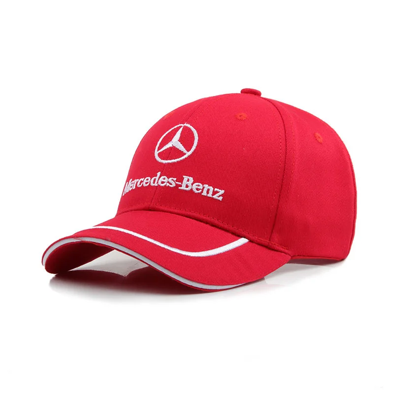 Car duckbill cap, Mercedes Benz 3D cap, motorcycle GP racing F1, baseball cap, truck adjustable casual cap, hip-hop