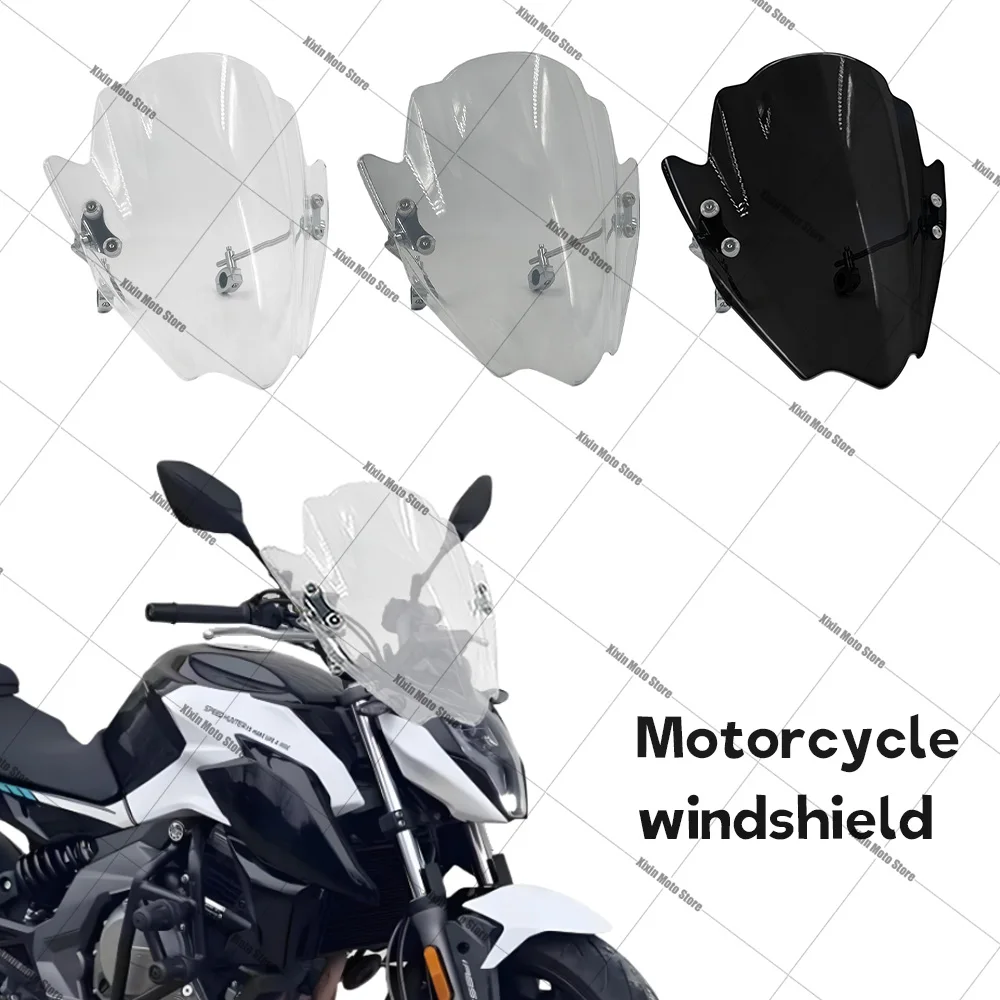 

FOR NK400 NK650 NK 400 650 2018 2019 2020 2021-2024 Shiver new Adjustable Windshield Universal Motorcycle Windscreen Deflector