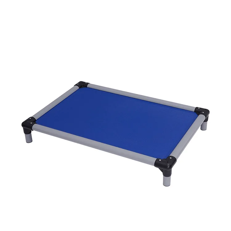 High-grade aluminum tube pet camp bed, winter and summer off the ground four seasons general  outdoor breathable kennel