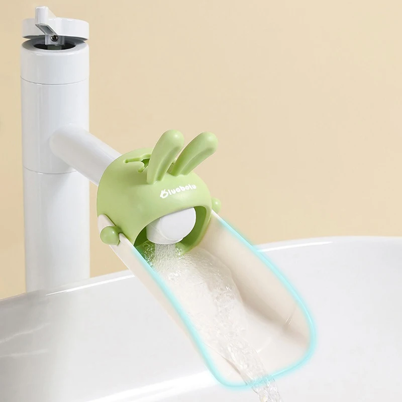 Cartoon Faucet Extender Convenient Device Cute Sink Faucet Extender Rabbit Splash-proof Baby Hand-washing Faucet