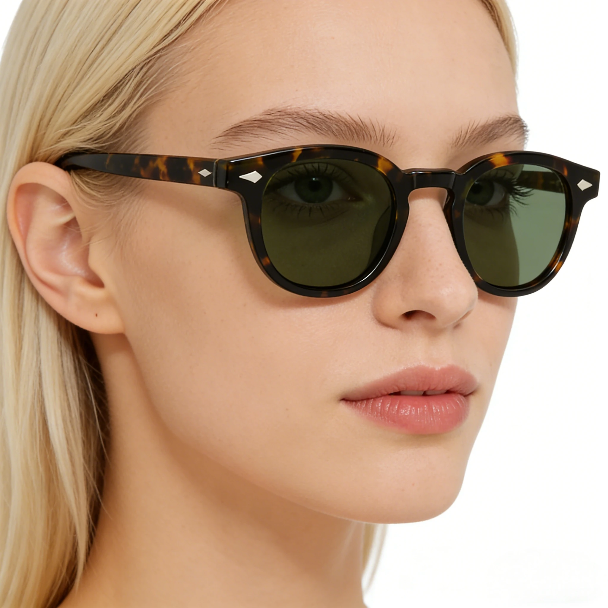 LEMTOSH Style Premium Moscot Design Klassische Retro-Sonnenbrille aus quadratischem Acetat, polarisiert, UV-Schutz für den Außenbereich, für Damen und Herren – Detail 3
