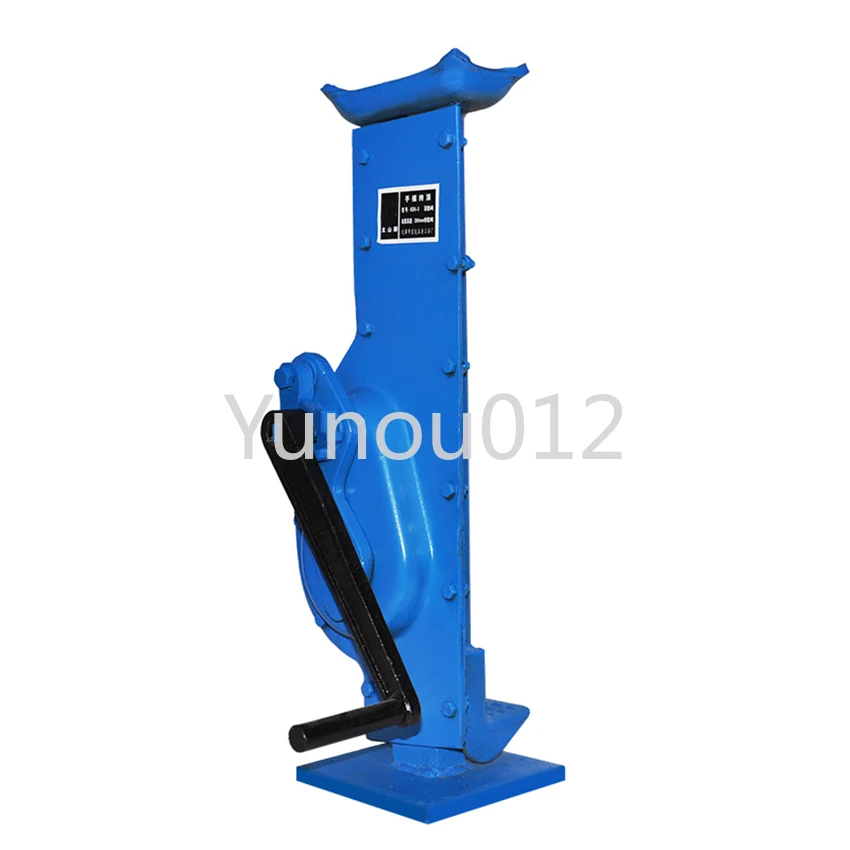 Practical Hand Cranking Machine Hand-held Lifting Tool Hand-cranked Cross-top Lifting Equipment 5T Concave Top / 5T Flat Top