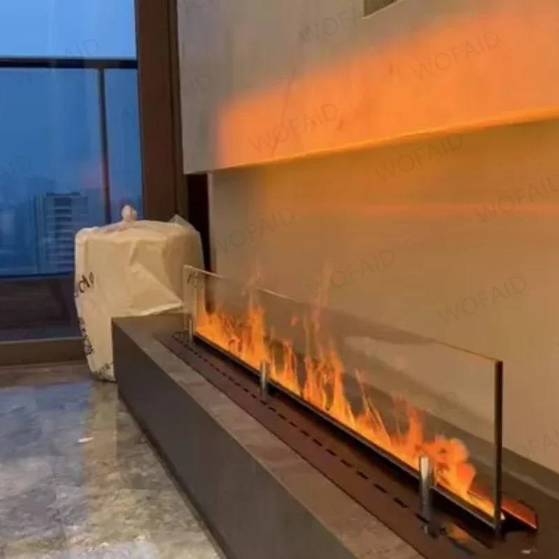 Vapor Fireplace Black Entertainment Center ตู้หนังสือชุดขาตั้งทีวีเตาผิงไฟฟ้าสําหรับห้องนั่งเล่นเฟอร์นิเจอร์ Organizer