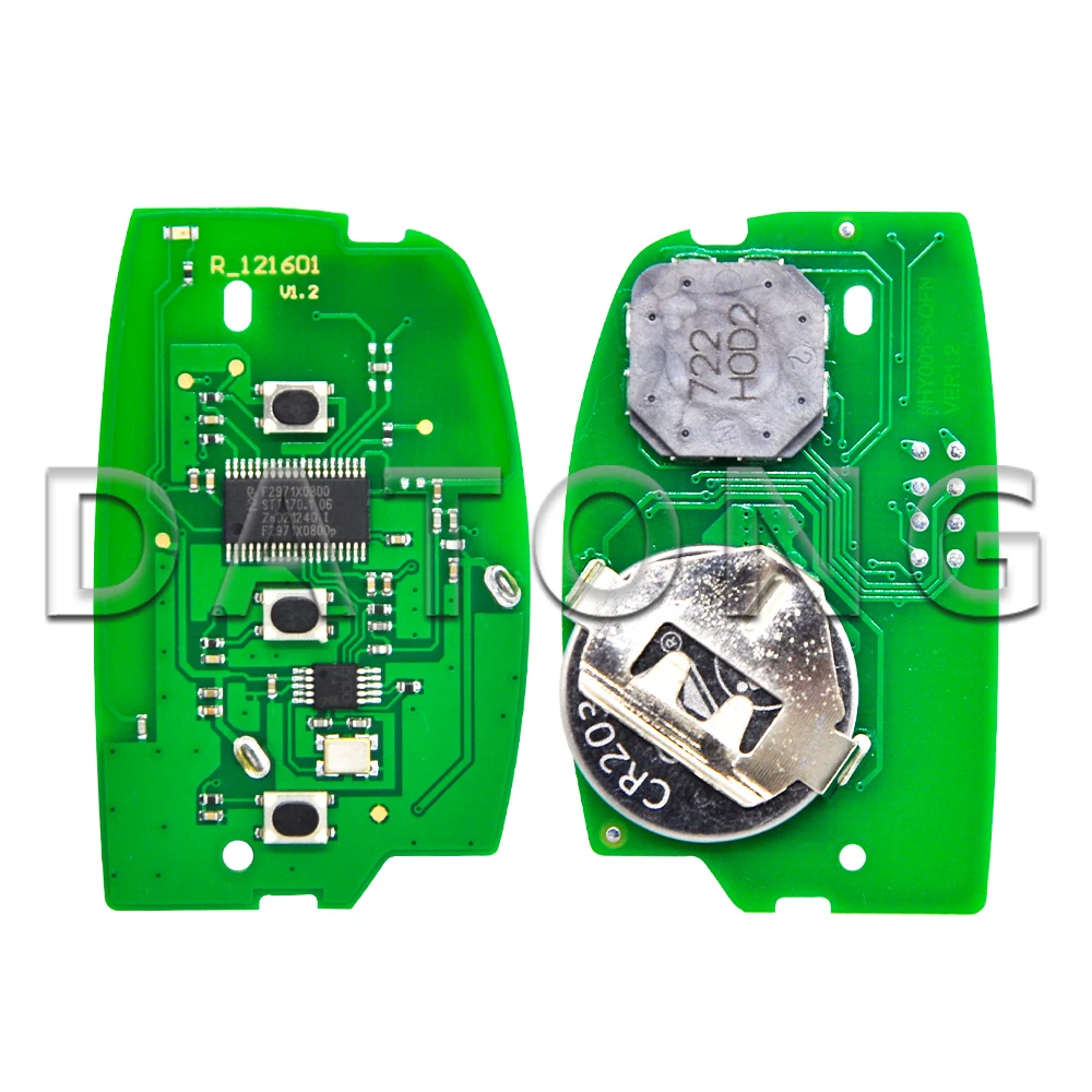 Datong World Key Remote mobil untuk Hyundai Tucson 2014 2015 2016 2017 2018 ID47 Chip Chip Chip 433MHz kartu Promixity