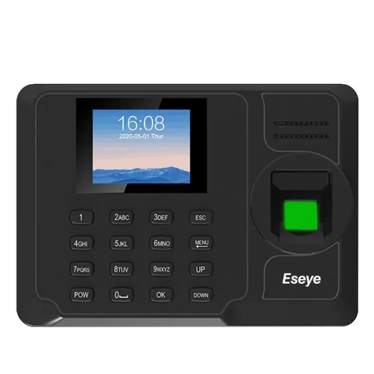 

001 Eseye Biometric USB Office Employee Time Attendance System Fingerprint Clock with USB Flash Drive Free SDK TCP Communication