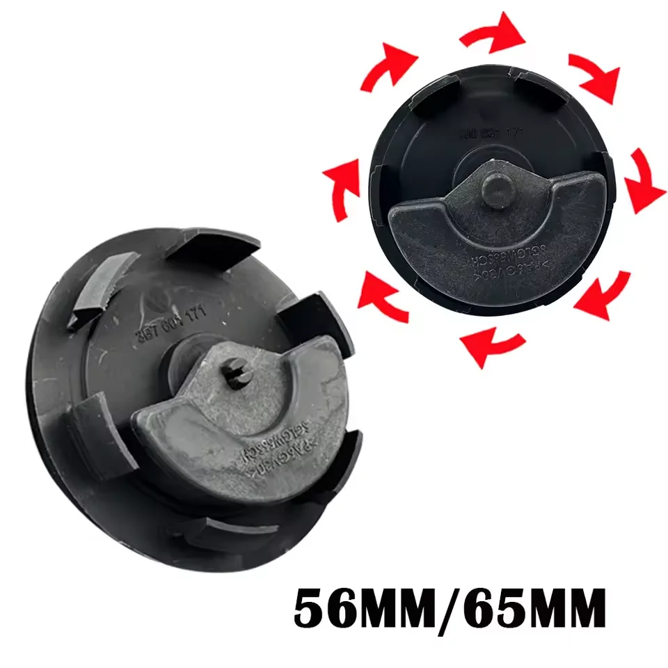 4個入り-56mm-65mm-汎用フローティングダイナミックホイールセンターキャップ-abs製-車用ホイールハブカバー-交換用-3b7601171-1j0601171