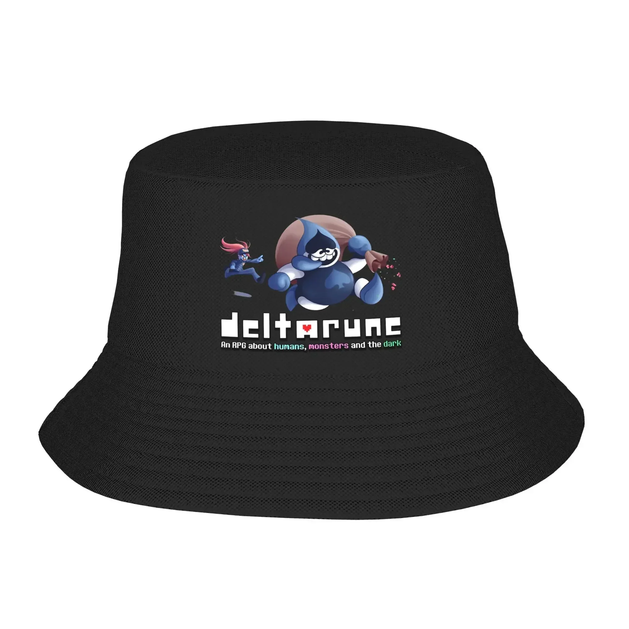 

Deltarune Lancer Game Bucket Hat Street Style Fisherman Caps For Men Women Classic Vacation Sunscreen Hats Graphic Cap