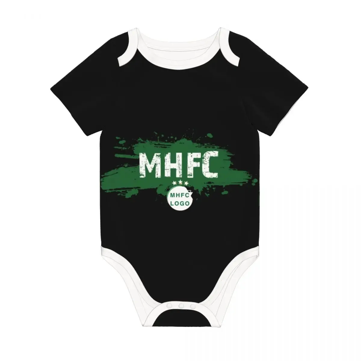 Izrael Maccabi Haifa F.C MHFC Champion Czysta bawełna z krótkim rękawem Onesies Body Baby Romper