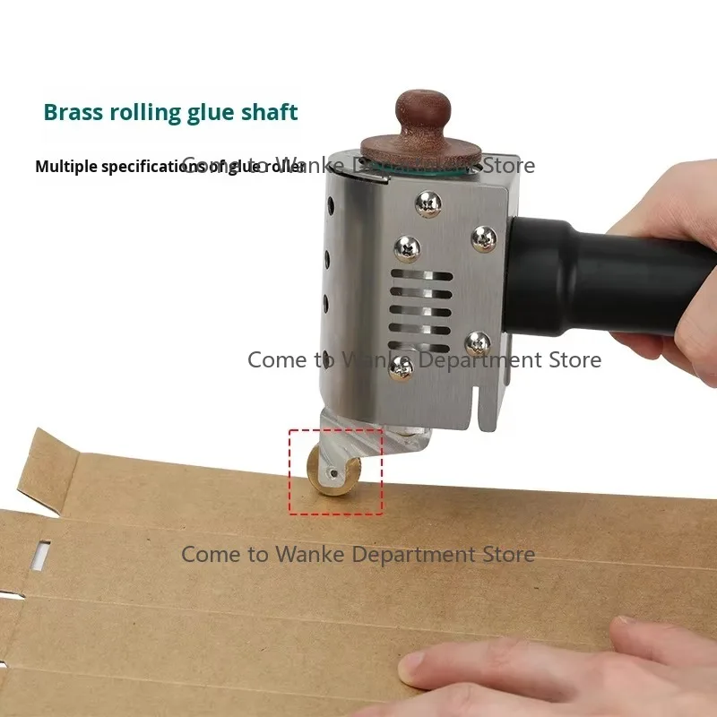 

Dual-Sided Leather Hand Push Hot Melt Glue Machine for Mooncake Box Handbag Book Album Shoe Cementing Tool