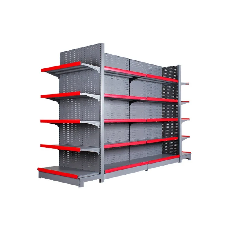 custom.Customized Shelves Supermarket Steel Display Rack Gondola Shelving Double-Sided Supermarket Shelves Market Shelf