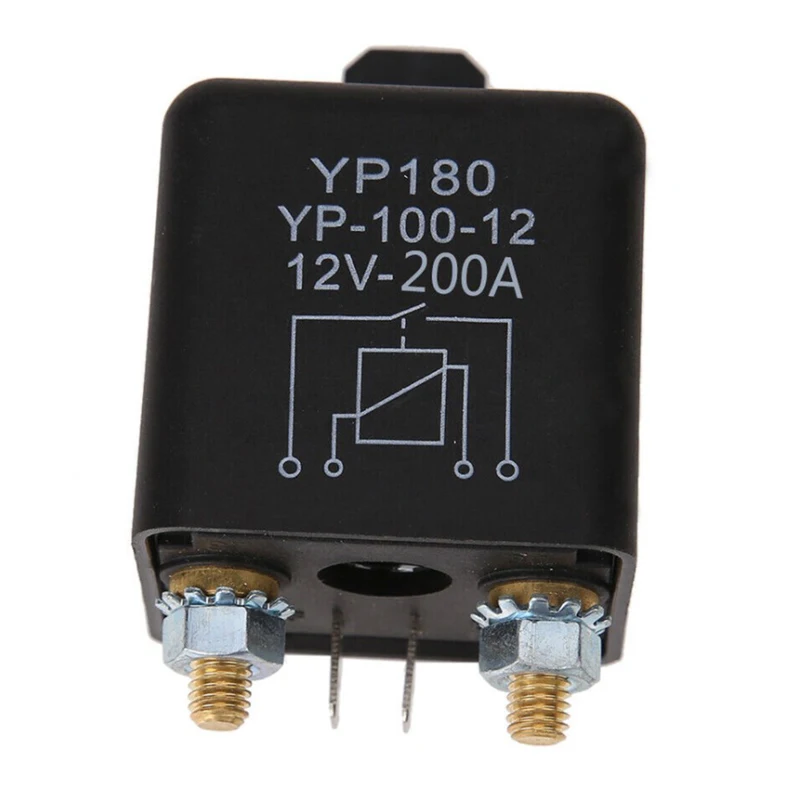 12V DC 200A Automotive Switch High Power Car Relay Truck Motor Continuous Type