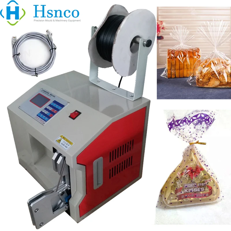 Semi Automatic Cable Tie Wire Twist Tie Machine for Bakery Packing Cable Tie Wire Bundling Machine