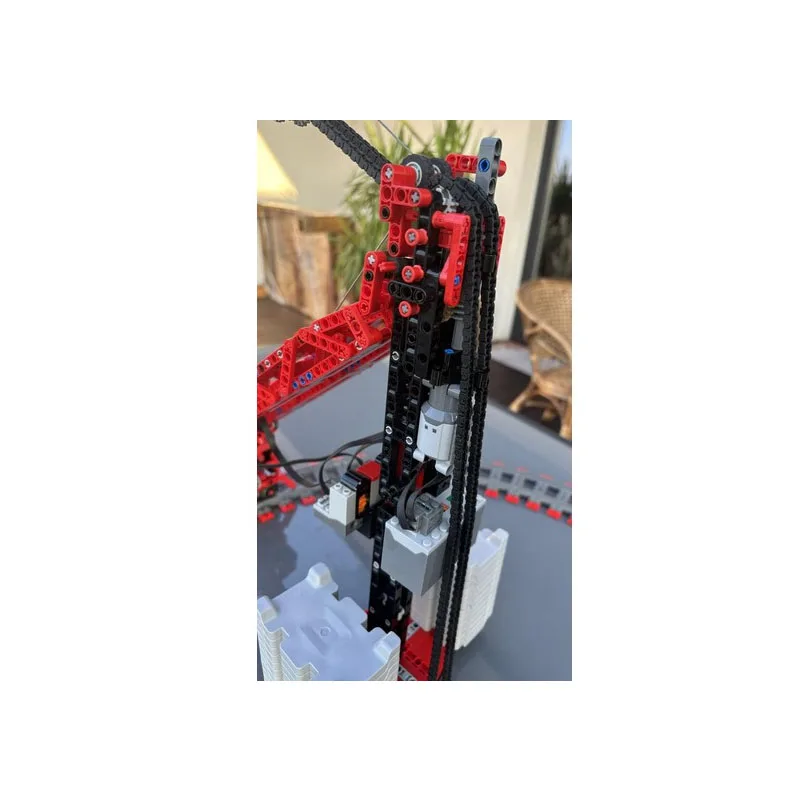 Mini MOC-202983 رافعة صغيرة بنة نموذج 1193 PartsMOC الإبداعية الصبي عيد الميلاد عيد ميلاد بناء الالعاب العملاقة هدية