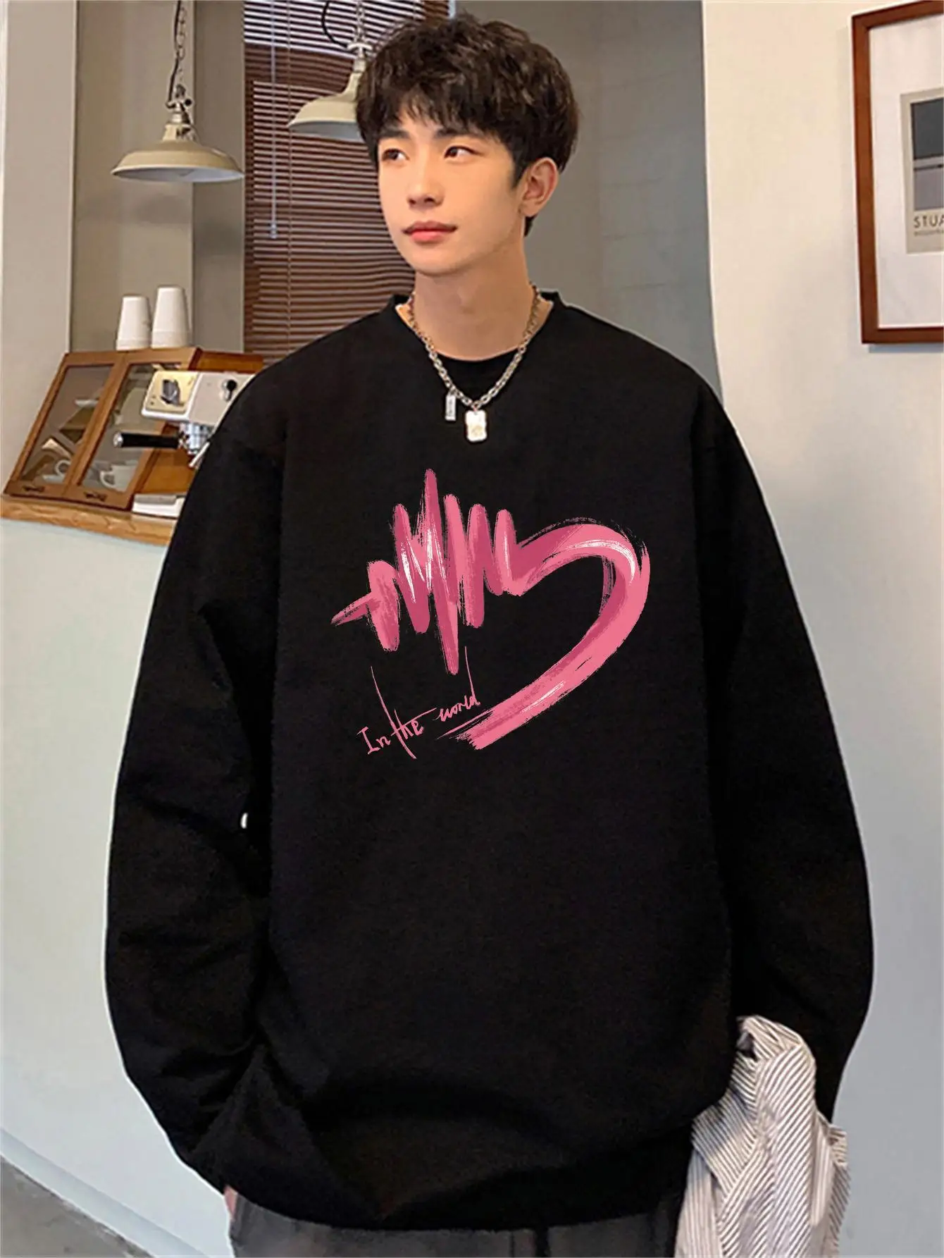 Hip Hop Brand Man T-shirts Harajuku Fashion Graphic Unisex Y2k Korean Style Tops Long Sleeve Pure Cotton Male Tees Autumn