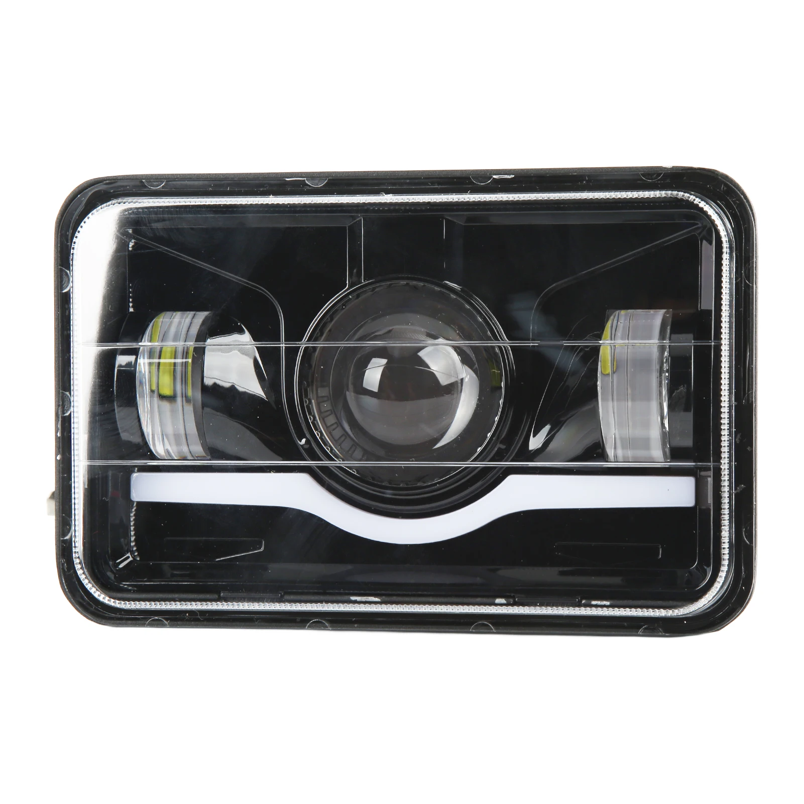 Rectangular LED Headlight Aluminum Alloy Housing Dustproof LED Headlamp 3600lm 45w High Brightness with DRL for Car Parts