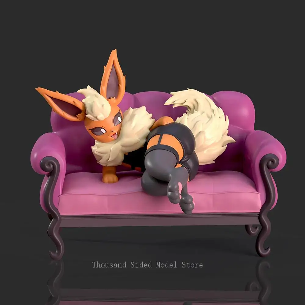 재고 있음 IDPLAYER 포켓몬 Flareon 1/20 Flareon 그림 Gk 모델 장난감 뜨거운 모피 소녀 피규어 완성 모델 장난감 선물