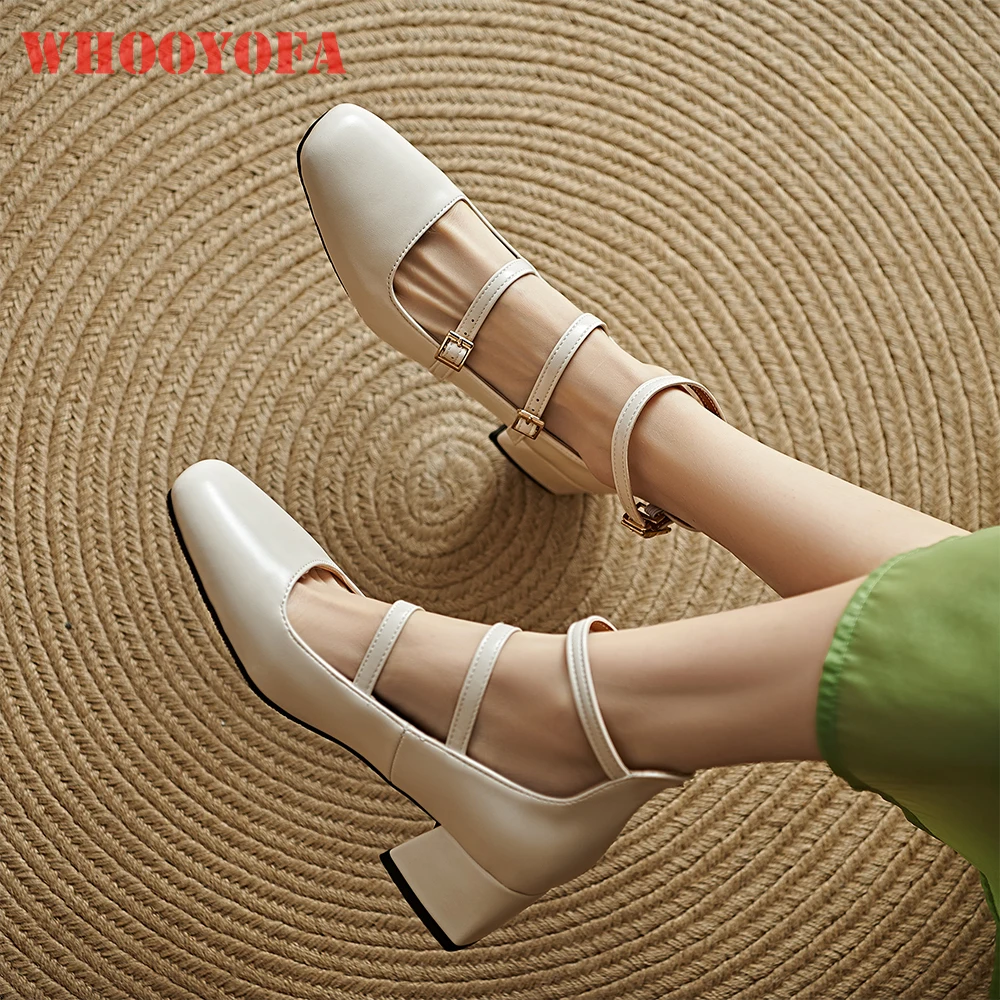 

2025 New Comfortable Beige Silver Women Pumps Sexy 4.5cm Square Med Heels Office Lady Formal Shoes Plus Small Big Size 32 46