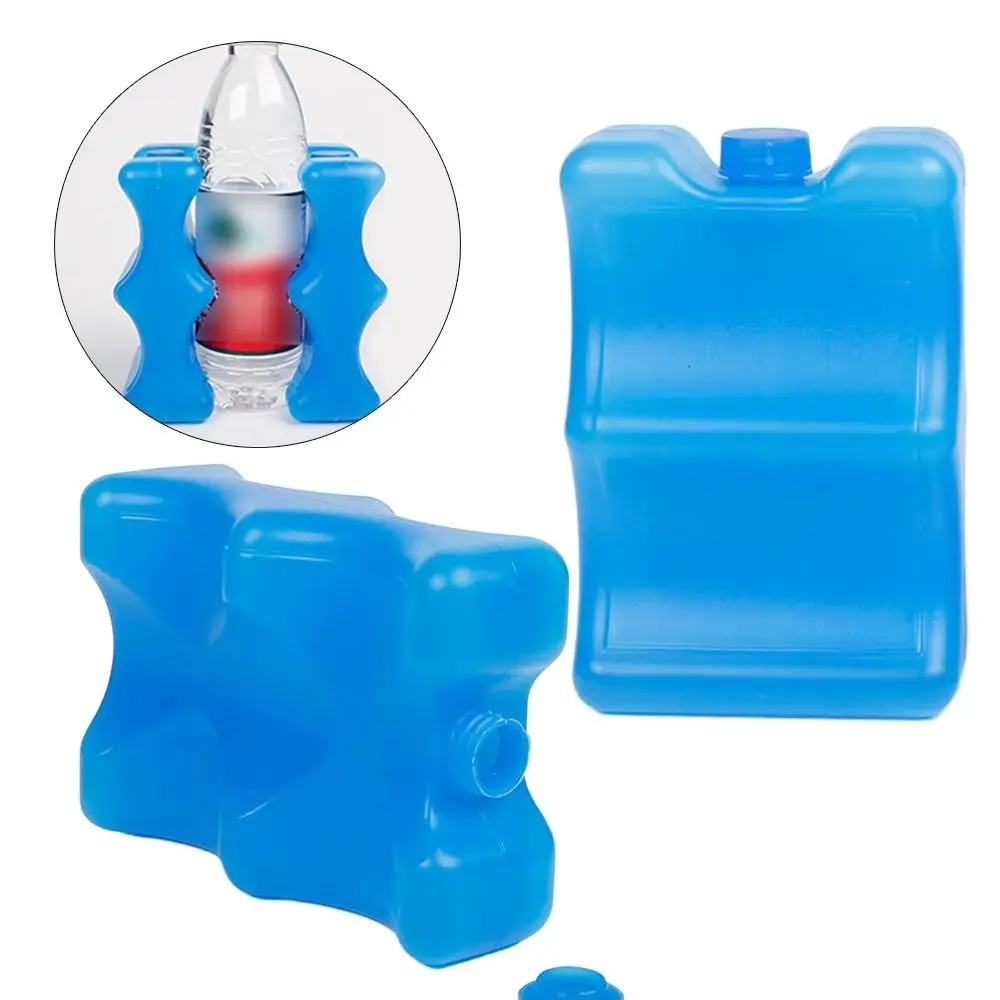 New Picnic Travel Fresh Food Storage 350ml Ice Blocks Gel Freezer Cooler Pack Water injection