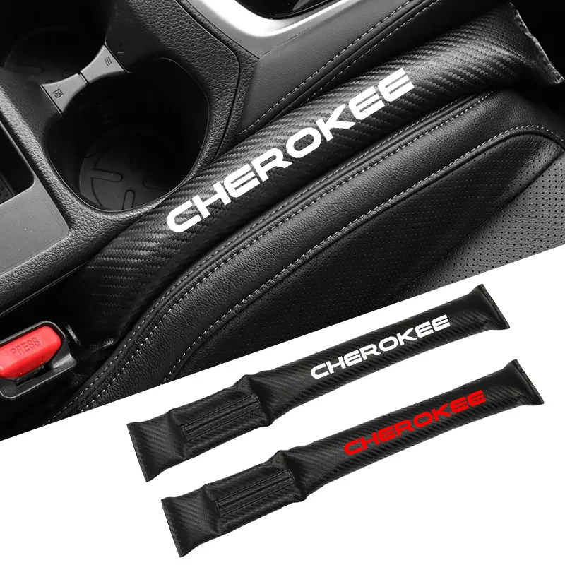 

Car seat gap plug interior modified carbon fiber seat leakproof strip For Jeep Grand Cherokee 2007-2021 accesories