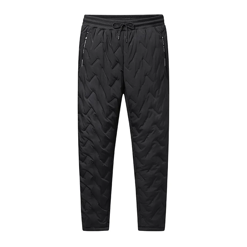 Neue Damen-Jogginghose aus Plüsch, dick, mit Fleece gefüttert, gerades Bein, wasserdichte Hose, winddichte Outdoor-Oberbekleidung, Thermohose – Detail 12
