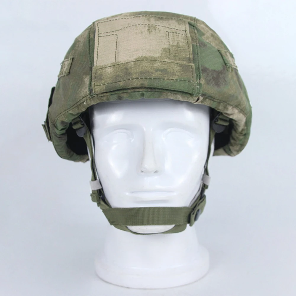 Russian 6b47 Tactical Helmet MOX Green Ruins Camouflage Helmet Cover Windproof Ear Protection Version