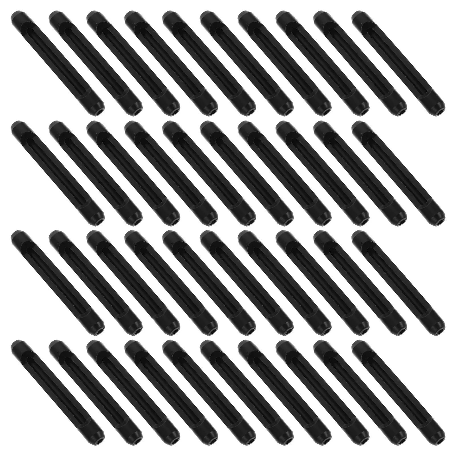 

40Pairs Silicone Glasses Temple Tips Black Soft Eyeglass Ear Cushions Anti Slip Ear Grips for Sunglasses