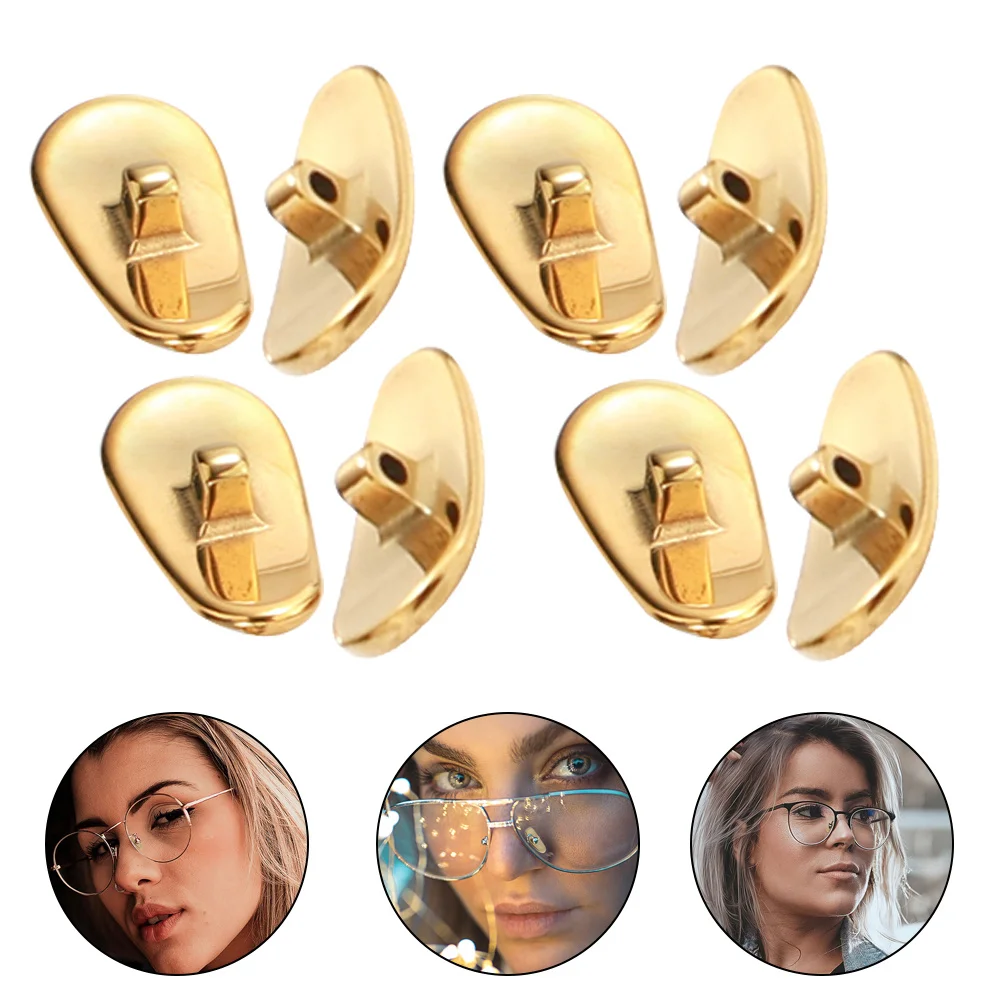 

10Pcs Universal Anti-Slip Ceramic Nose Pads for Glasses Comfortable Durable Fit Eyeglass Nose Pads Eyeglass Replacement Parts