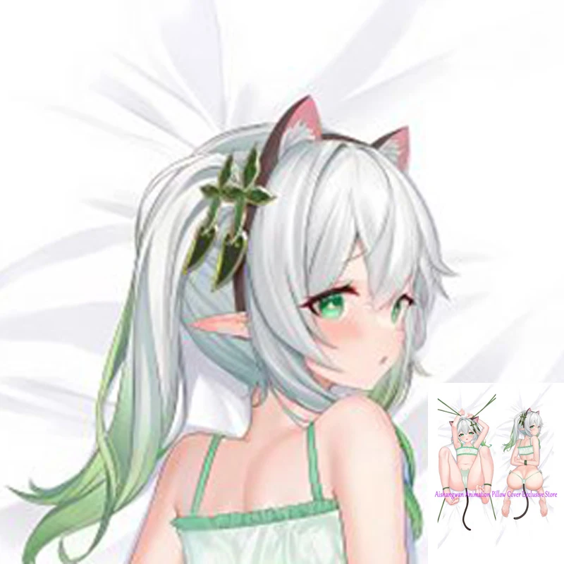 

Dakimakura Anime Pillow Cover Nahida Double Sided Print 2Way Bedding Festival Gifts Gifts