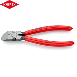 KNIPEX 72 11 160 Diagonal Cutters For Plastics Polished Plastic Sleeve Handle 45 ° Elbow Sharp Jaws Complete Cutting