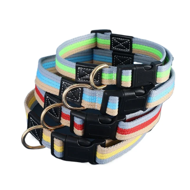 

Pet Canvas Collar, Dog Neck Collar, Adjustable Puppy Collar, Suitable for Golden Retriever, Husky, Accessories Accessories