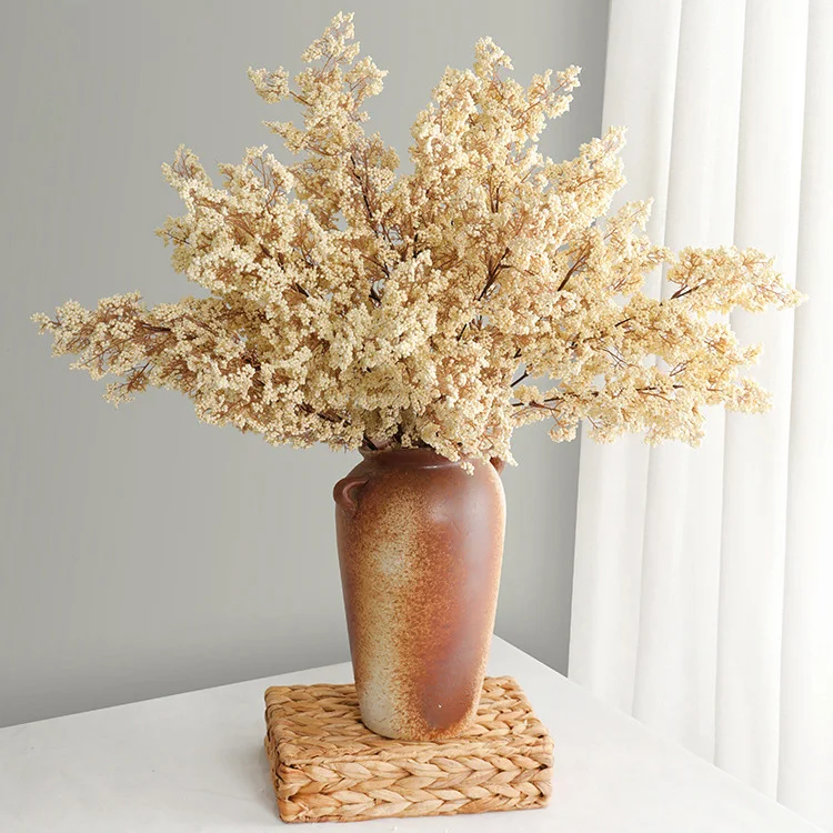 1 Pieza de Rama Artificial de Ilex Chinensis de Alta Calidad, sin Hojas, para Decoración del Hogar, F1531