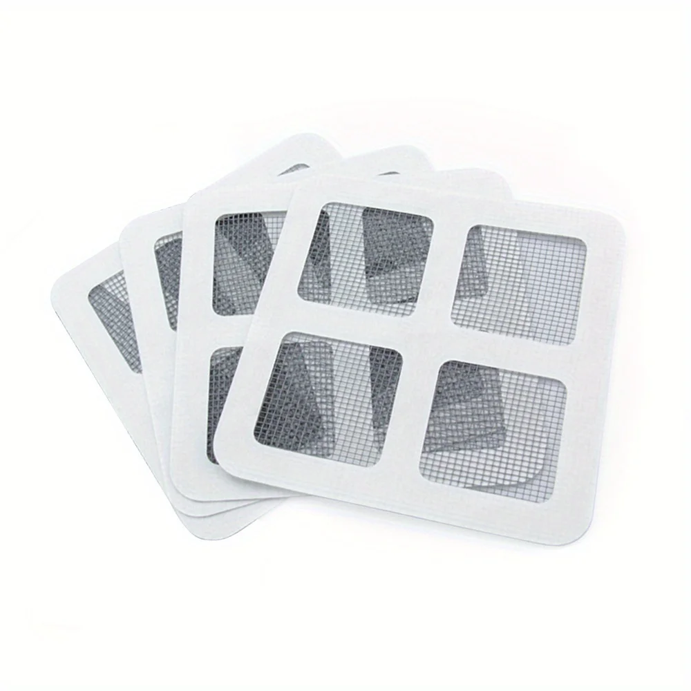 100 pcs of screen window repair tape, self-adhesive Velcro patch, mosquito net screen window repair tape