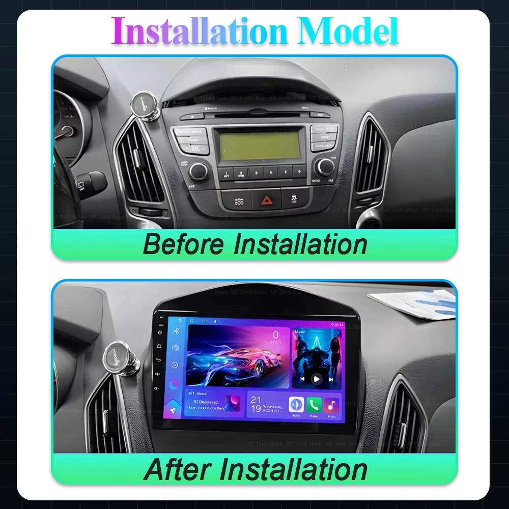 Android 16 For Hyundai Tucson Ix35 2012 2013 2014 2015 Car Radio Multimedia Video Player Navigation Gps Stereo Wireless Carplay