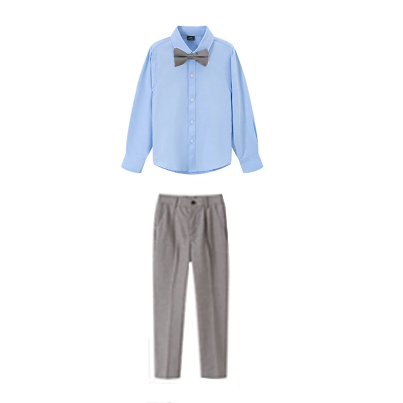 Variant: Blue Top Grey Pants