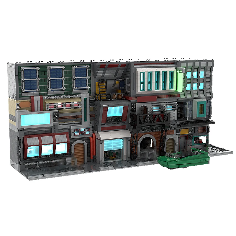 Famous Star Movie Modular House City Street View Assembling MOC Building Blocks Technology Bricks Adult Toys Christmas Gifts