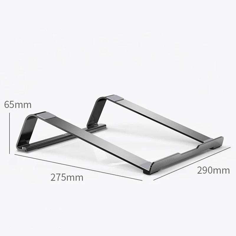 11-17 inch Aluminum Alloy Laptop Stand Portable Notebook Stand Base Holder For Macbook  Non-slip Computer Cooling Bracket
