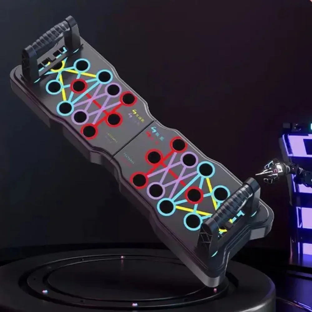 لوحة دفع محمولة متعددة الوظائف - نظام تدريب عالي التحمل للتمرين المنزلي لكامل الجسم وتمارين العضلات #3