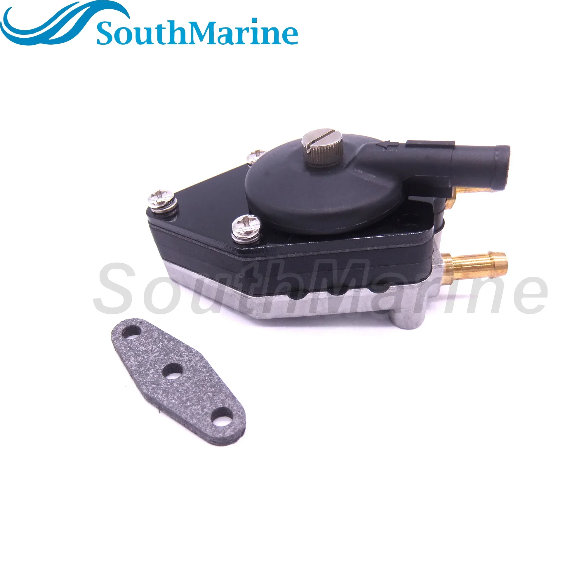 0438555 438555 0433386 433386 Fuel Pump for Johnson Evinrude OMC BRP 20-30hp Boat Motor Small Nipple