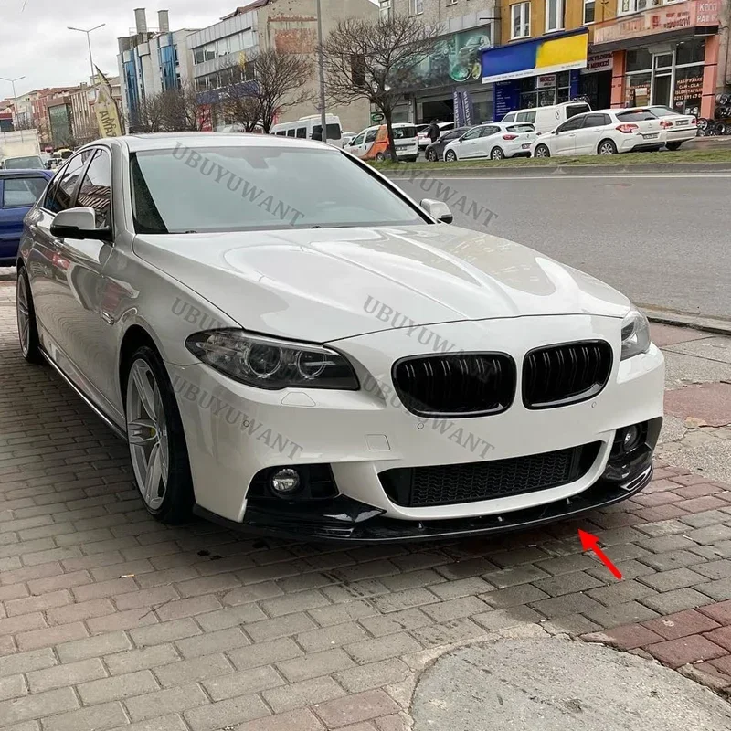 For Bmw 5 Series F10 F11 M 2011-17 Front Bumper Lip Custom Parts Front Chin Spoiler Splitter Protector Body Kits Factory Outlet